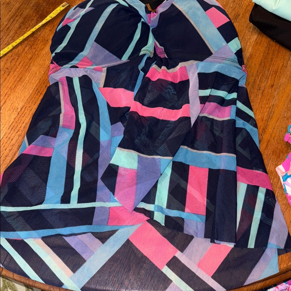 Colorful Strapless bathing suit top